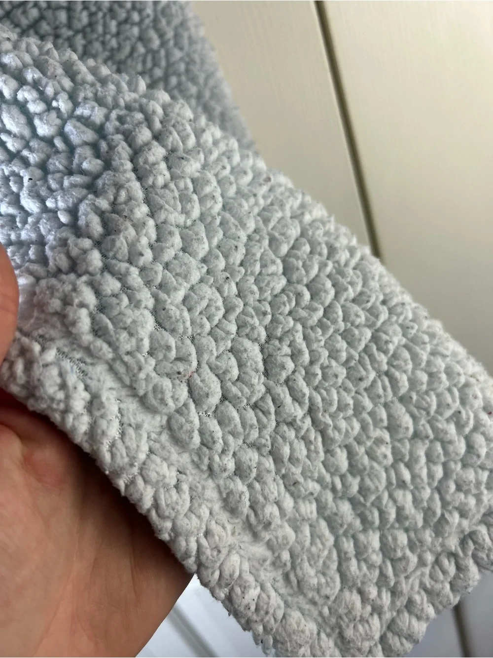 Sweet Dolphin Light Blue Baby Blanket Minky Dot White Sherpa Lovey